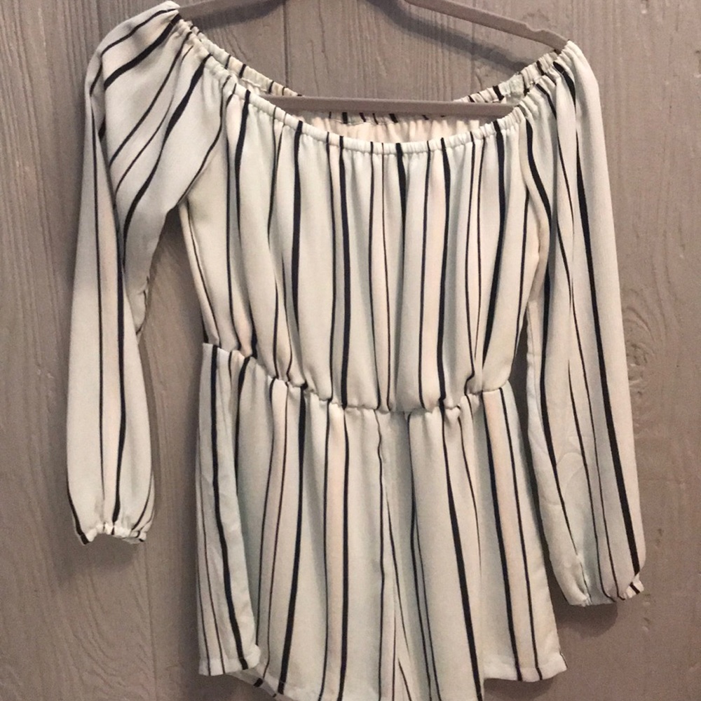 Off the shoulder romper